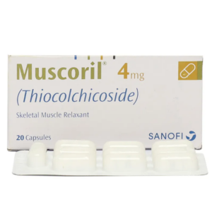 Muscoril 4mg 20 Caps. Sanofi Aventis